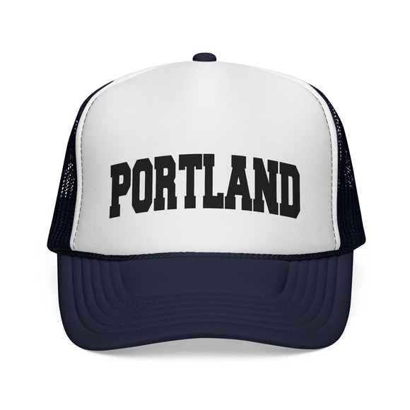 Portland, Oregon Collegiate Style Trucker Hat