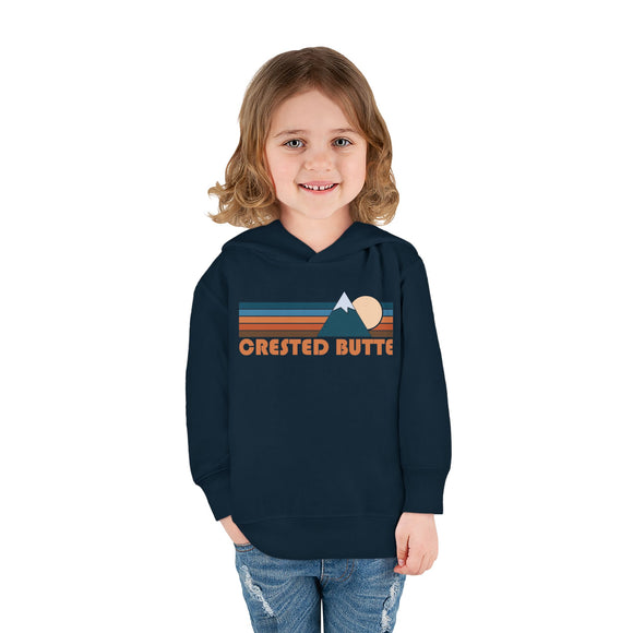 Crested Butte, Colorado Toddler Hoodie - Unisex Crested Butte Toddler Sweatshirt