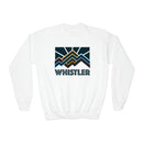 Whistler, Canada Youth Sweatshirt - Unisex Kid's Whistler Crewneck Sweatshirt-1
