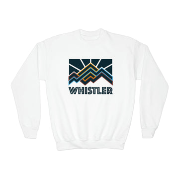 Whistler, Canada Youth Sweatshirt - Unisex Kid's Whistler Crewneck Sweatshirt
