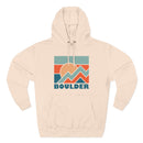 Boulder, Colorado Hoodie - Retro Mountain Unisex Sweatshirt-5