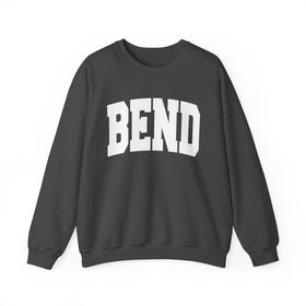 Buy dark-heather Bend, Oregon Sweatshirt - Unisex Graphic Crewneck