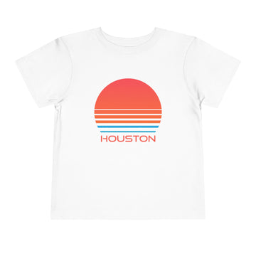Houston, Texas Toddler T-Shirt - Retro 80s Toddler Houston Shirt - 0