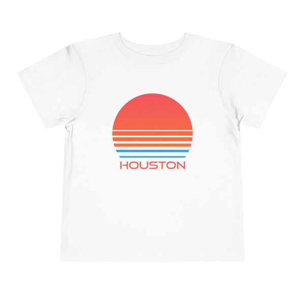 Houston, Texas Toddler T-Shirt - Retro 80s Toddler Houston Shirt