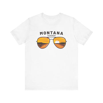 Montana T Shirt - Sunglasses Lake Graphic Montana Tee