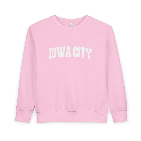 Iowa City, Iowa Toddler Sweatshirt - Iowa City Toddler Crewneck Sweatshirt