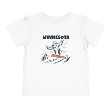 Minnesota Yeti Snowboard Toddler Tee - 0