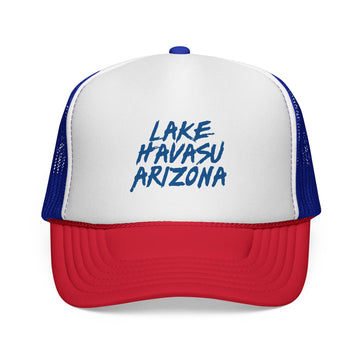 Buy blue-red Lake Havasu Trucker Cap | Arizona Hat