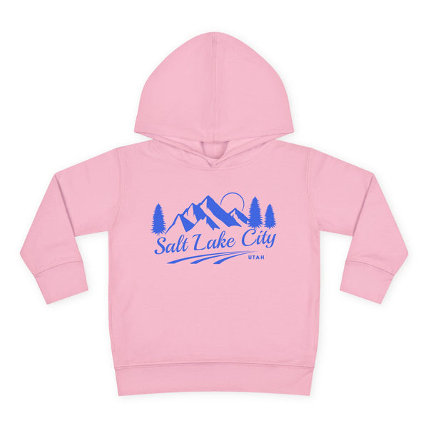 Salt Lake City, Utah Toddler Hoodie - Unisex Mountain Salt Lake City Pullover Sweatshirt, Kids Hooded Jumper, Utah Souvenir