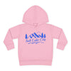 Salt Lake City, Utah Toddler Hoodie - Unisex Mountain Salt Lake City Pullover Sweatshirt, Kids Hooded Jumper, Utah Souvenir