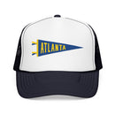 Atlanta, Georgia Pennant Trucker Hat — Retro Flag Foam Cap-4