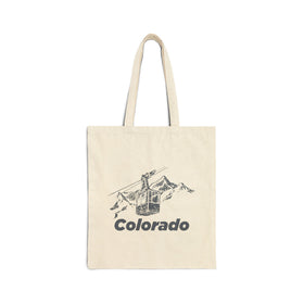 Colorado Cotton Canvas Tote Bag - 15" x 16"