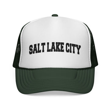 Buy dark-green Salt Lake City, Utah Collegiate Style Trucker Hat
