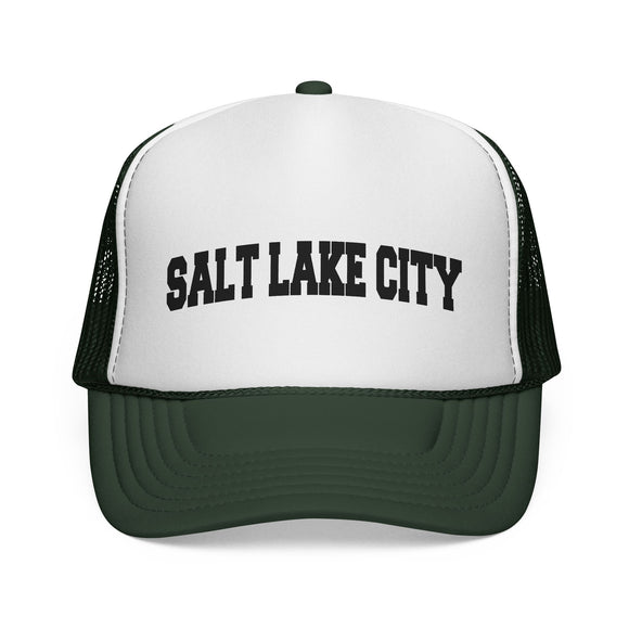 Salt Lake City, Utah Collegiate Style Trucker Hat