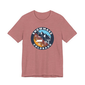 Snowmass, Colorado T Shirt - Retro Ski Lift Tee