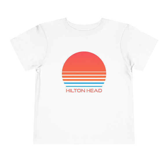 Hilton Head, South Carolina Toddler T-Shirt - Retro 80s Toddler Hilton Head Shirt
