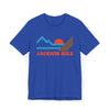 Jackson Hole, Wyoming Retro Mountains Sunset T-Shirt | Vintage Jackson Hole Tee