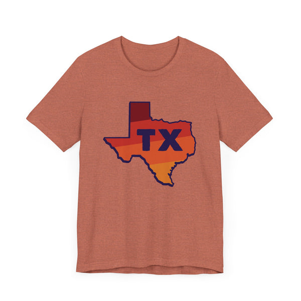 Texas T-Shirt Retro - Adult Unisex Texas T Shirt