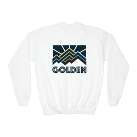 Golden, Colorado Youth Sweatshirt - Unisex Kid's Golden Crewneck Sweatshirt