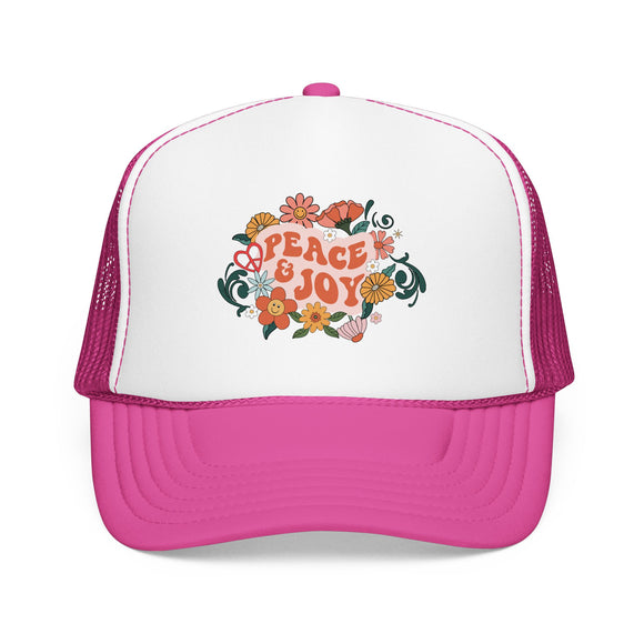 Peace and Joy Trucker Hat Boho