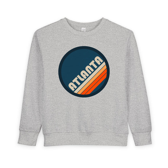 Atlanta, Georgia Toddler Sweatshirt - Retro Atlanta Toddler Crewneck Sweatshirt