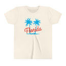 Florida Youth Shirt - Retro Palm Tree Florida Kid's T-Shirt-7