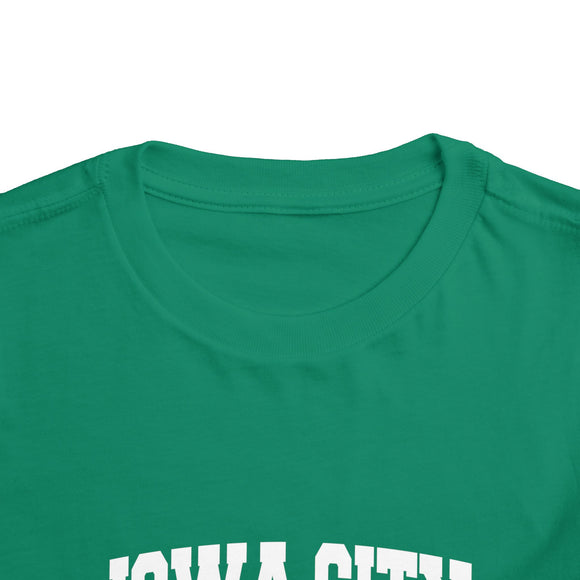 Iowa City, Iowa Toddler Graphic Tee - Kids Iowa City Vacation Shirt