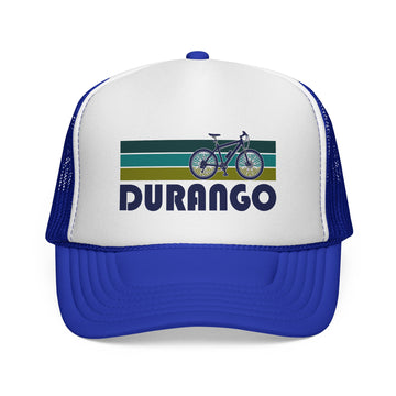 Buy royal Durango, Colorado Retro Bike Trucker Hat - Vintage Style Durango Cap