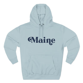 Buy blue-mist Premium Maine Retro Hoodie