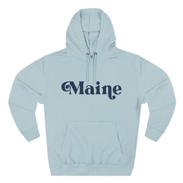 Buy blue-mist Premium Maine Retro Hoodie