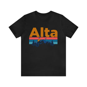 Alta, Utah Shirt - Mountain Sunset Unisex Alta T-Shirt
