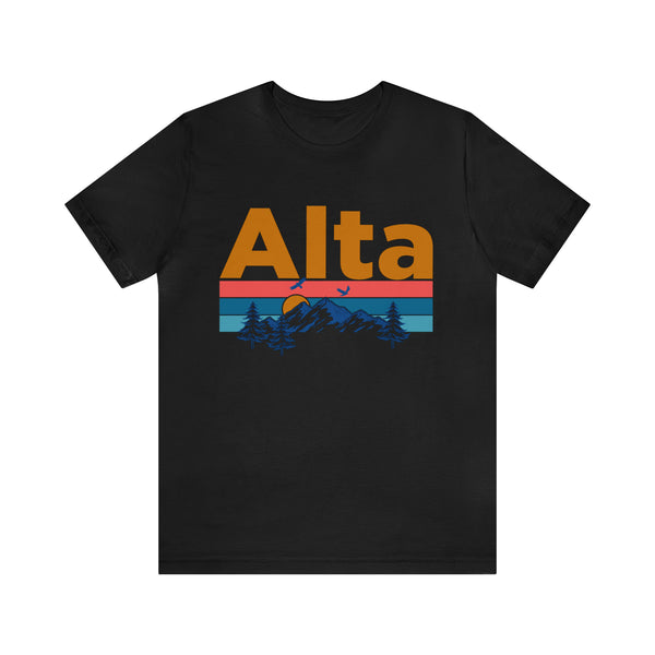 Alta, Utah Shirt - Mountain Sunset Unisex Alta T-Shirt