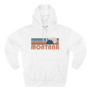 Montana Hoodie - Retro Mountain Unisex Sweatshirt - 0