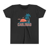 Carlsbad, California Youth Shirt - Retro Palm Tree Carlsbad Kid's T-Shirt