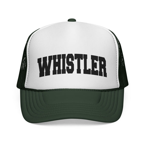 Whistler, Canada Collegiate Style Trucker Hat