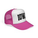 Iowa Retro Collegiate Style Trucker Hat-26