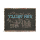 Sun Valley, Idaho Ski Town Throw Blanket | Mountain Woven Blanket-5