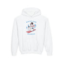 Winter Park, Colorado Youth Hoodie - Skiing Snowman Kids Winter Park Hooded Sweatshirt-1