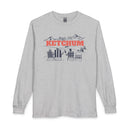 Ketchum, Idaho Après-ski Long Sleeve Shirt - Mountain Retro Skiing-1