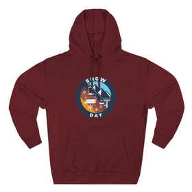 Buy burgundy Premium Park City, Snow Day Ski Lift Hoodie