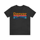 Denver, Colorado Shirt - Mountain Sunset Unisex Denver T-Shirt-3