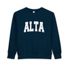 Alta, Utah Toddler Sweatshirt - Alta Toddler Crewneck Sweatshirt