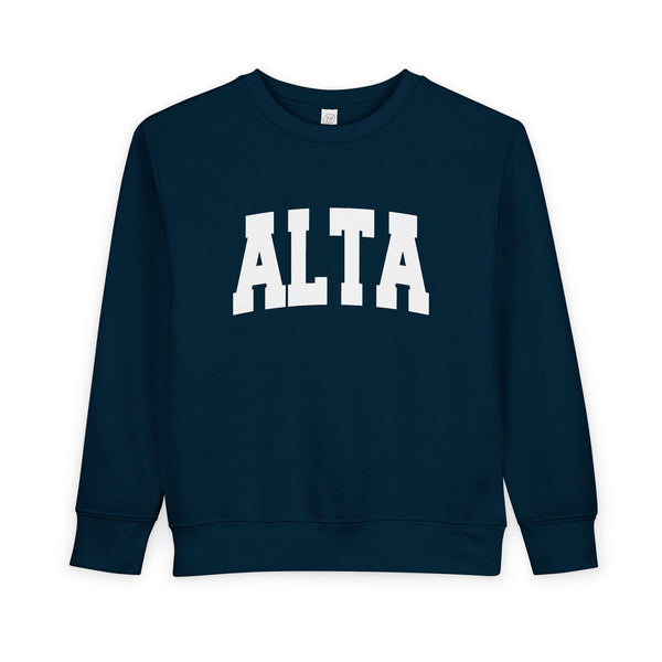 Alta, Utah Toddler Sweatshirt - Alta Toddler Crewneck Sweatshirt