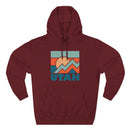 Utah Hoodie - Retro Mountain Unisex Sweatshirt-1