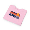 Iowa Toddler Sweatshirt - Retro Sun Iowa Toddler Crewneck Sweatshirt