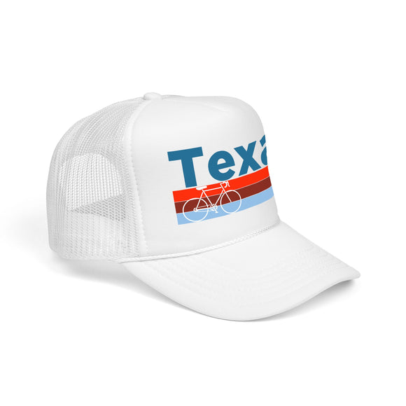 Texas Trucker Hat - Foam Texas Bike Cap