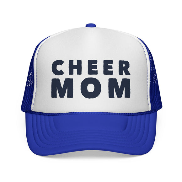 Cheer Mom Trucker Cap | Cheerleader Mom Hat, Pom Pom Design
