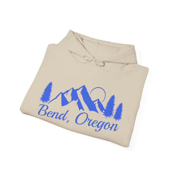 Bend, Oregon Hoodie - Unisex Mountain Bend Hoodie Sweatshirt