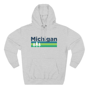 Premium Michigan Hoodie - Retro Unisex Sweatshirt