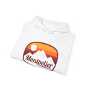 Montpelier, Vermont Hoodie - Retro Ombre Unisex Montpelier Hoodie Sweatshirt-17
